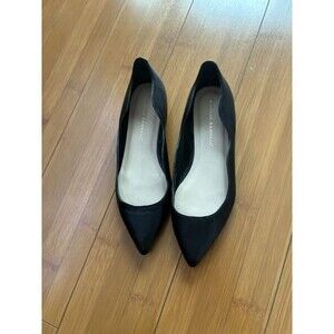 Loeffler Randall Milla scalloped ballet flat black sz 7B